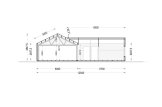 Dom drewniany letniskowy VALERI (44 mm + elewacja), 80 m² specification 6
