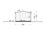 Domek ogrodowy drewniany OSLO (44 mm), 5x4 m, 20 m² specification 6