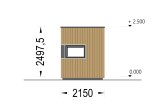 Domek ogrodowy drewniany PREMIUM L (34 mm + elewacja, z izolacją), 2x2 m, 4 m² specification 5