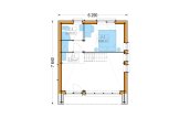 Dom drewniany całoroczny - mieszkalny KAYA 4L RV (z izolacją, WT2021), 50 m² specification 2