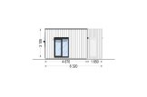 Dom drewniany całoroczny - mieszkalny LUCIA 2 PV (z izolacją, WT2021), 50 m² specification 3