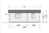 Domek letniskowy całoroczny MAX (44+44 mm, z izolacją PLUS), 32 m² specification 4