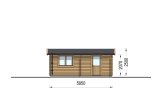 Garaż drewniany CLASSIC (34 mm), 4x6 m, 24 m² specification 3