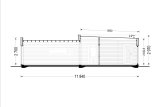 Dom drewniany letniskowy MALLY (44 mm + elewacja), 69 m² specification 7