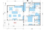 Dom drewniany letniskowy MIRABEL (44 mm + elewacja), 69 m² specification 1