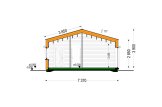 Dom drewniany całoroczny - mieszkalny ROBERTA PV (z izolacją, WT2021), 95 m² specification 6