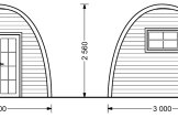 Domek ogrodowy drewniany BRETA (28 mm), 3x4 m, 12 m² specification 2