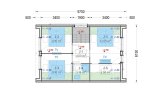 Dom drewniany letniskowy ASTRID (44 mm + elewacja), 120 m² specification 2