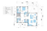 Dom drewniany całoroczny DARLA (44+44 mm, z izolacją), 180 m² specification 1