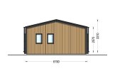 Dom drewniany całoroczny - mieszkalny ANGELA RV (z izolacją, WT2021), 43 m² specification 3