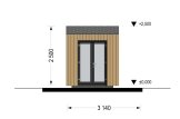 Domek ogrodowy drewniany EMMY (34 mm + elewacja, z izolacją), 2x2 m, 4 m² specification 2