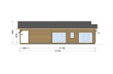 Dom drewniany letniskowy RIVIERA S (44+44 mm), 130 m² specification 5