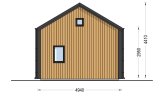 Domek letniskowy drewniany SARA (34 mm + elewacja, z izolacją) z antresolą, 20 m² specification 5