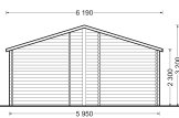 Dom drewniany całoroczny BOSTON (44+44 mm, z izolacją PLUS), 114 m² specification 5