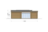 Model magazynowy: Dom drewniany letniskowy VICTORIA S (66+66 mm) , 171 m² specification 3