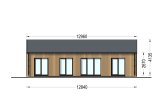 Dom drewniany letniskowy NICOLE S (66 mm + elewacja, z izolacją), 66 m² specification 2