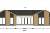Dom drewniany letniskowy SCARLET (44 mm + elewacja), 139 m² specification 4