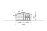 Dom drewniany letniskowy BRIGHTON (66 mm), 90 m² specification 2