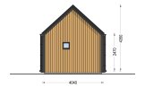 Dom drewniany całoroczny - mieszkalny SALLY RV (z izolacją, WT2021), 20 m² specification 4