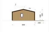 Domek letniskowy drewniany NICOLE (44 mm + elewacja), 68 m² specification 3