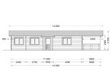 Dom drewniany letniskowy TOSCANA (44 mm), 53 m² - z tarasem 29 m² specification 4