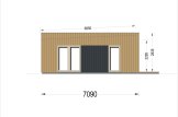 Dom drewniany letniskowy KAYA 1 (44 mm + elewacja, z izolacją), 48 m² specification 3