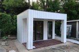 Sauna ogrodowa zewnętrzna DELLA (34 mm + elewacja), 3,6 x 2,1 m, 5,5 m², taras 5 m² customer 3