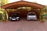 Wiata garażowa drewniana na 2 samochody BETSY DUO 6,2x6 m customer 2