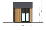 Domek letniskowy drewniany SARA (34 mm + elewacja, z izolacją) z antresolą, 20 m² specification 4