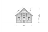 Dom drewniany letniskowy LIVINGTON (44+44 mm, z izolacją), 50 m² specification 3