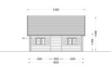 Dom drewniany całoroczny EMMA (44+44 mm, z izolacją), 70 m² specification 5