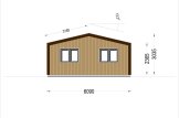 Domek letniskowy drewniany SELENE S (44 mm + elewacja), 63 m² specification 5