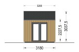 Domek ogrodowy drewniany TONIA (34 mm + elewacja, z izolacją), 5x3 m, 15 m² specification 5