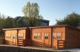 Domek letniskowy drewniany ALTURA F (44 mm), 31 m² - z tarasem 8 m² customer 2
