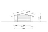 Dom drewniany letniskowy TOSCANA (44 mm), 53 m² - z tarasem 29 m² specification 5