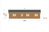Dom drewniany całoroczny LIMOGES (44+44 mm, z izolacją), 103 m² specification 4