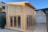 Domek letniskowy drewniany SOPHIA (34 mm + elewacja, z izolacją) z antresolą, 30 m² customer 3