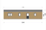 Domek letniskowy drewniany NICOLE (44 mm + elewacja), 68 m² specification 4