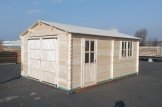 Garaż drewniany CLASSIC (44 mm), 4x6 m, 24 m² customer 2