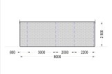 Domek letniskowy drewniany BRETA z sypialnią na dwa łóżka (44 mm), 4x8 m, 32 m² specification 5