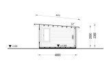 Domek ogrodowy drewniany ESSEX (34 mm), 5x4 m, 18 m² specification 6