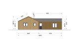 Dom drewniany letniskowy VALERI (44 mm + elewacja), 80 m² specification 2