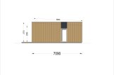 Dom drewniany letniskowy KAYA 3 (44 mm + elewacja), 70 m² specification 5
