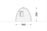 Domek ogrodowy drewniany BRETA (44 mm), 3x6 m, 18 m² specification 4