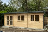 Domek letniskowy drewniany NORA (34+34 mm, z izolacją), 7 x 3,5 m, 24 m² customer 1