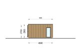 Dom drewniany letniskowy PREMIUM S (34 mm + elewacja, z izolacją), 10,5 x 4,5 m, 47 m² specification 3