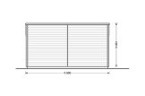 Domek ogrodowy drewniany HORTA (44 mm), 6x3 m, 18 m² specification 4