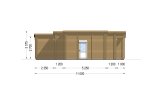 Model magazynowy: Dom drewniany letniskowy VICTORIA S (66+66 mm) , 171 m² specification 5