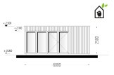 Domek ogrodowy drewniany PREMIUM (paneli SIP), 6x4 m, 24 m² specification 2