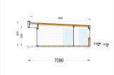 Dom drewniany całoroczny KAYA 1 (44 mm + elewacja, z izolacją PLUS), 48 m² specification 6